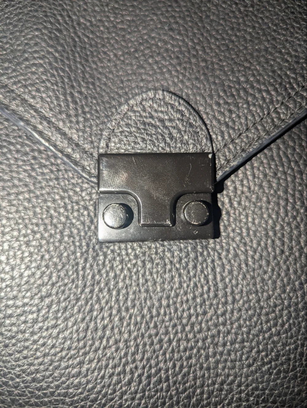 EUC Loeffler Randall Black Studded Top-Handle Satchel - Picture 3 of 9